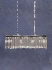 Interiors by Premier Silver Kensington Townhouse 8 Bulb Pendant Light - Image 2 of 4