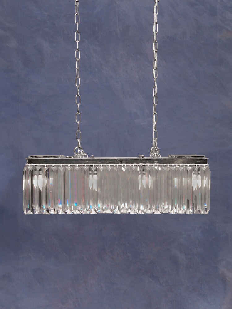 Interiors by Premier Silver Kensington Townhouse 8 Bulb Pendant Light - Image 2 of 4