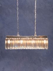 Interiors by Premier Silver Kensington Townhouse 8 Bulb Pendant Light - Image 3 of 4