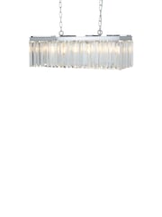 Interiors by Premier Silver Kensington Townhouse 8 Bulb Pendant Light - Image 4 of 4