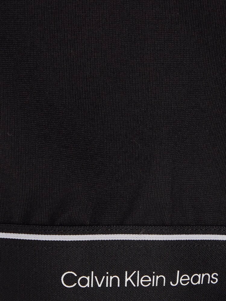 Calvin Klein Black Logo Tape Zip Jacket - Image 6 of 6 Calvin Klein Black Logo Tape Zip Jacket - Image 6 of 6