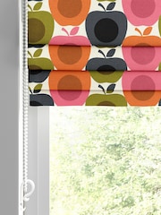 Orla Kiely Pink Apples Made to Measure 100% Cotton Roman Blind - Image 2 of 6