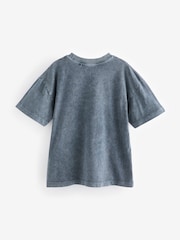 Charcoal Grey 100% Cotton Licensed Mandalorian Short Sleeve T-Shirt (3-16yrs) - Image 2 of 5