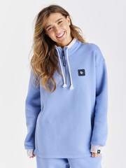 Harper & Lewis Green Sia 1/4 Zip Sweater - Image 1 of 8