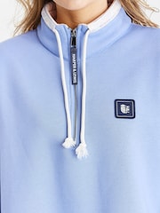 Harper & Lewis Green Sia 1/4 Zip Sweater - Image 3 of 8