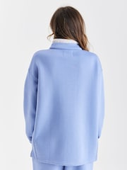 Harper & Lewis Green Sia 1/4 Zip Sweater - Image 6 of 8