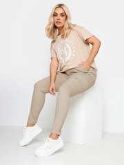 Yours Curve Natural Cargo AVA Jeans - Image 2 of 4