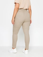 Yours Curve Natural Cargo AVA Jeans - Image 3 of 4