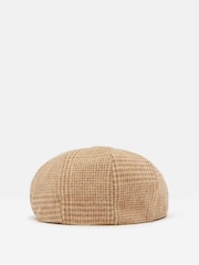 Joules Harrogate Brown/Cream Baker Boy Hat - Image 6 of 8