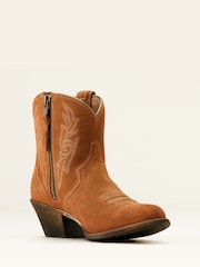 Ariat Harlan Suede Westen Brown Boots - Image 2 of 4