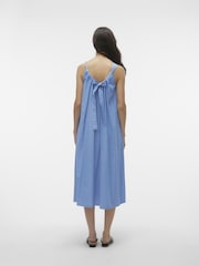 VERO MODA Tie Back Pinstripe Midi Cami Dress - Изображение 2 из 6