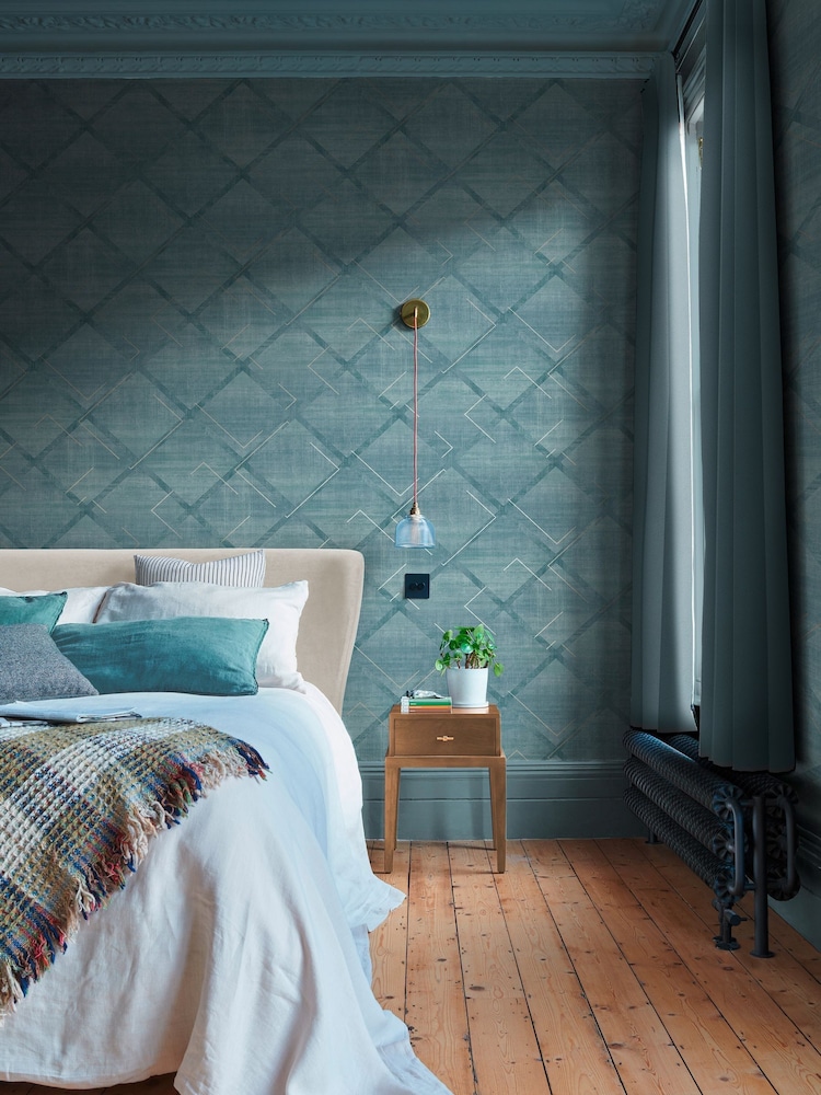 Graham & Brown Breathe Lorenzo Geo 10M Wallpaper - Image 1 of 3