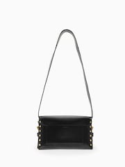AllSaints Black Miro Satchel Bag - Image 5 of 8
