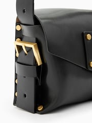 AllSaints Black Miro Satchel Bag - Image 7 of 8