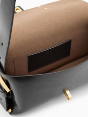 AllSaints Black Miro Satchel Bag - Image 8 of 8