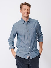 Aubin Newball Chambray Button Down Shirt - Image 1 of 7