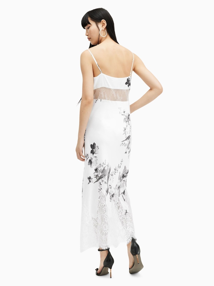 AllSaints White Evangelia Iona Dress - Image 2 of 6
