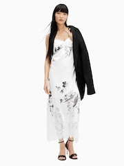 AllSaints White Evangelia Iona Dress - Image 5 of 6