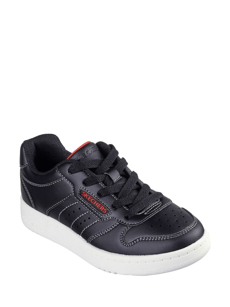 Skechers Black Quick Street Trainers - Image 1 of 3 Skechers Black Quick Street Trainers - Image 1 of 3