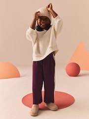 Rose baie - Pantalon large doublé en polaire (3mths-7yrs) - Image 2 of 8