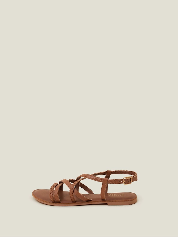 Accessorize Plaited Leather Sandals - Bild 2 von 4
