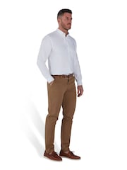 Raging Bull Tapered Chino Brown Trousers - Image 3 of 6