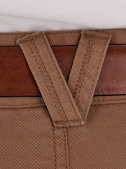 Raging Bull Tapered Chino Brown Trousers - Image 5 of 6