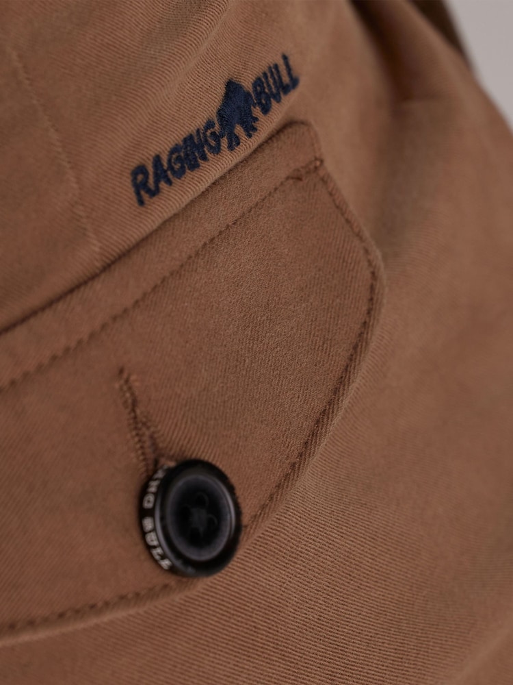Raging Bull Tapered Chino Brown Trousers - Imagen 6 de 6 Raging Bull Tapered Chino Brown Trousers - Imagen 6 de 6