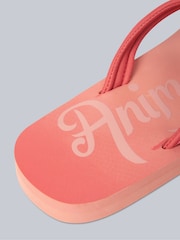 Animal Pink Womens Swish Flip Flops - Image 5 of 5