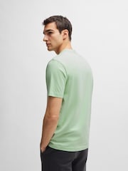 BOSS Green Contrast Logo Stretch Cotton T-Shirt - Image 2 of 5