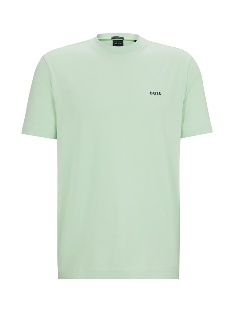 BOSS Green Contrast Logo Stretch Cotton T-Shirt - Image 5 of 5
