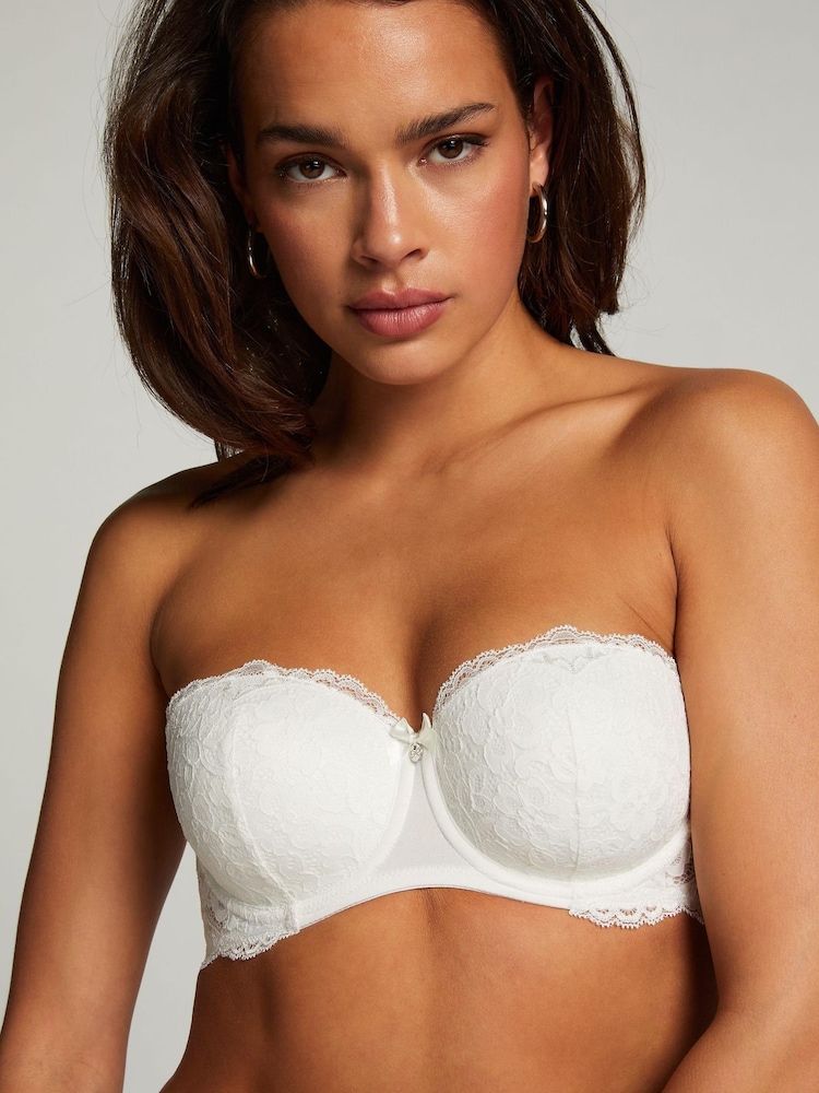 Hunkemöller Marine Padded Underwired White Bra - Image 2 of 5