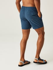 Regatta Blue Mens Mackleyna Swim Shorts - Image 2 of 7
