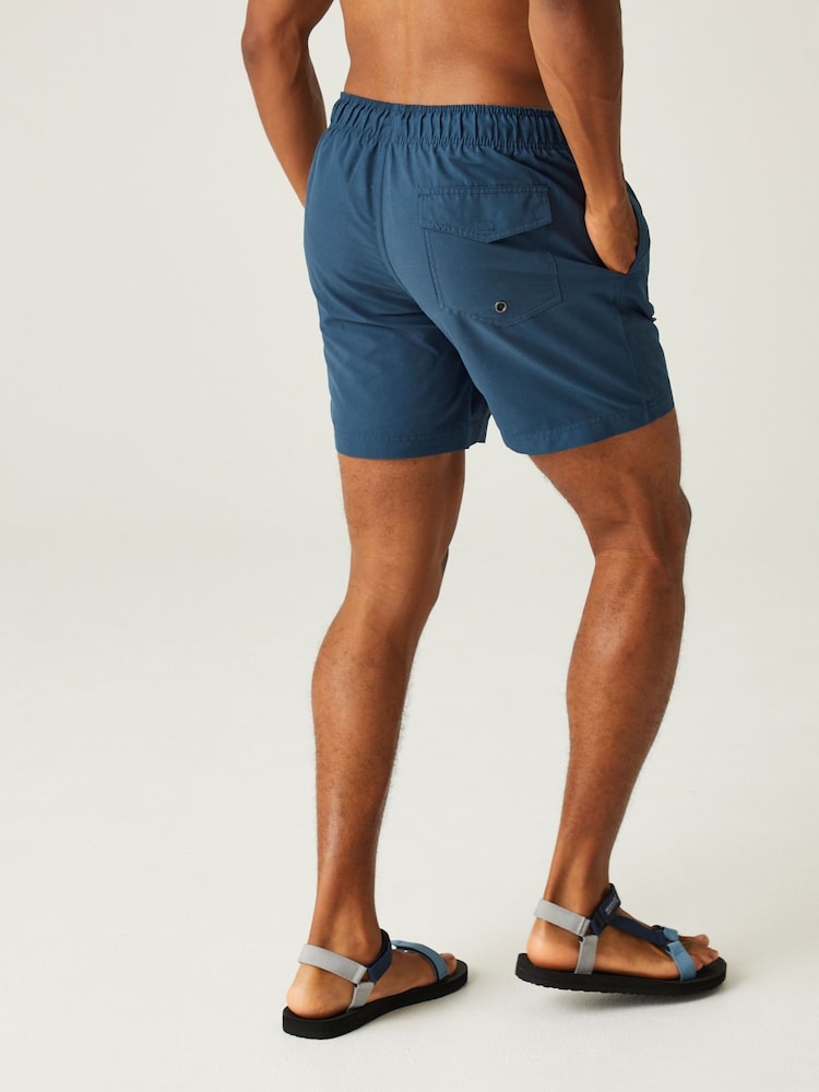 Regatta Blue Mens Mackleyna Swim Shorts - Image 2 of 7