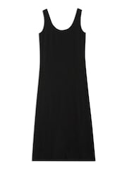 Albaray Black Jersey Rib Maxi Vest Dress - Image 4 of 4