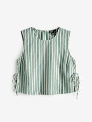 Nobody's Child Green 100% Cotton Verity Top - Image 5 of 5