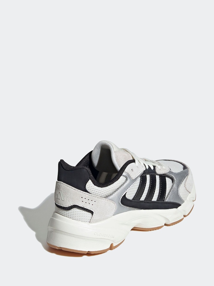 adidas Silver/Black Crazy Chaos Trainers - Image 3 of 8