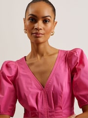 Ted Baker Pink Blouse - Image 3 of 6