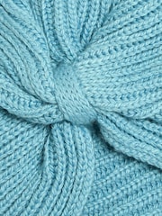 JoJo Maman Bébé Duck Egg Knitted Turban - Image 3 of 3