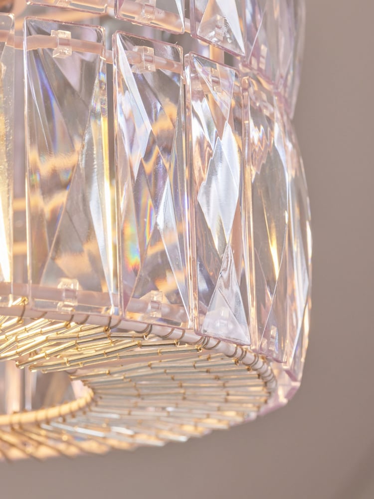 Pink Easy Fit Aria Pendant Light Shade - Image 3 of 5