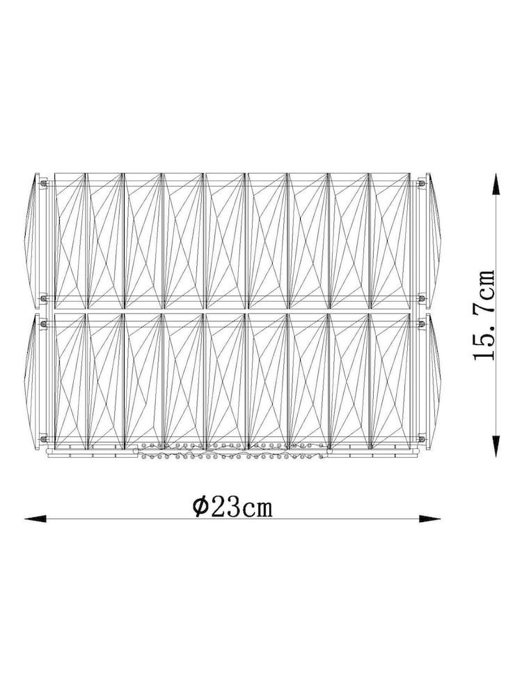 Pink Easy Fit Aria Pendant Light Shade - Image 4 of 5