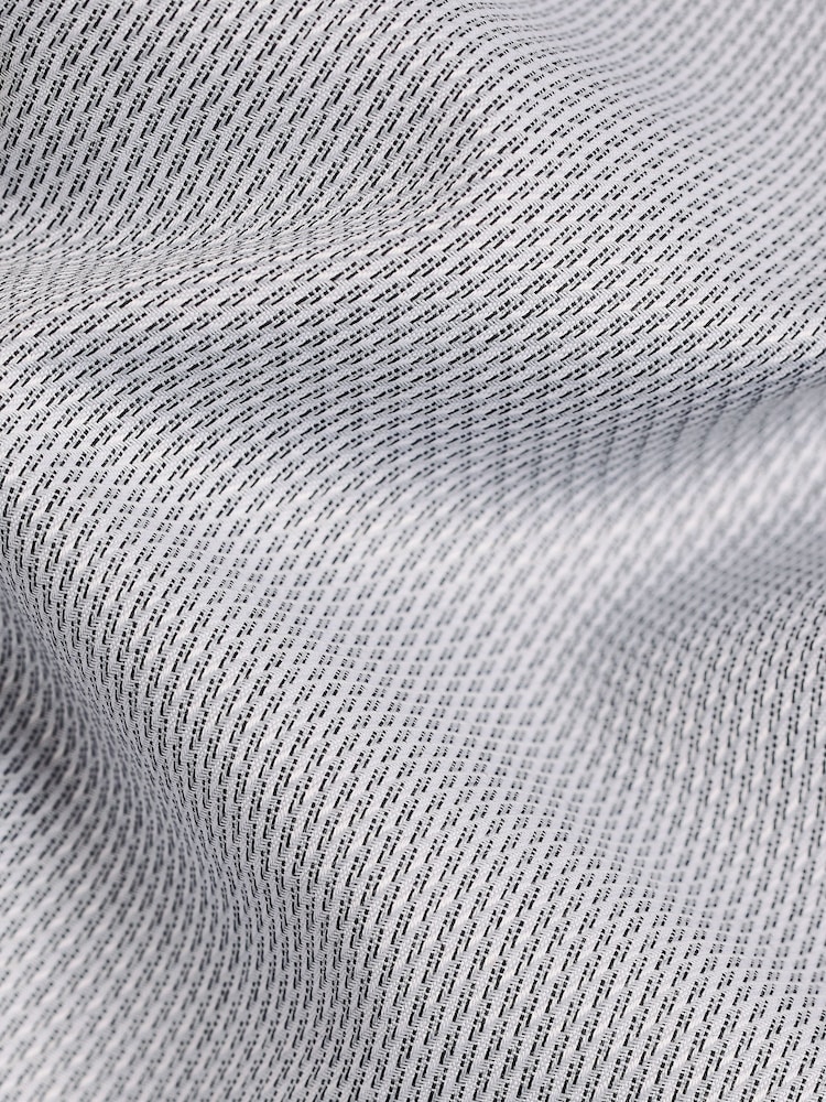 Grey Slim Fit Premium Two-Fold Cotton Shirt - Image 7 of 7