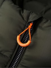 Superdry Green Hooded Fuji Padded Jacket - Image 6 of 7