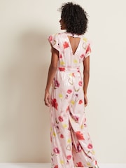 Phase Eight Multi Rhiannon Sequin Printed Jumpsuit - Image 4 of 9