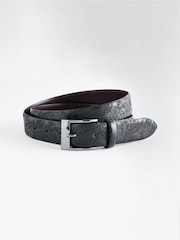 Black Paisley Signature Laser Engraved Belt - Image 1 of 3