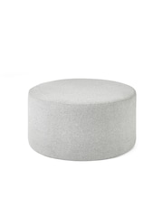 Julian Bowen Grey Seattle Footstool - Image 1 of 1