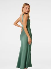 Forever New Cameron V-Neck Satin Maxi Dress - Image 2 of 4