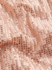 Gold Wide Leg Sequin Trousers (3-16yrs) - Image 6 of 6