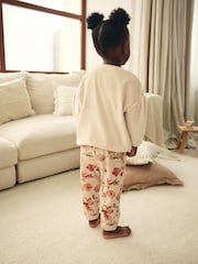 Neutral Cream Fairy Cosy Fleece Pyjamas (9mths-10yrs) - Image 3 of 8