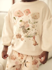 Neutral Cream Fairy Cosy Fleece Pyjamas (9mths-10yrs) - Image 4 of 8